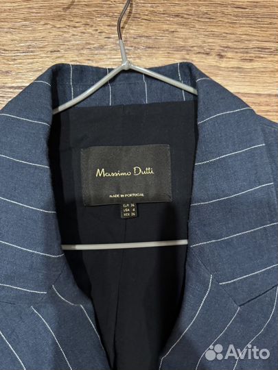 Massimo dutti пиджак 36 лен