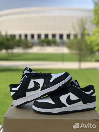 Кроссовки nike dunk low panda