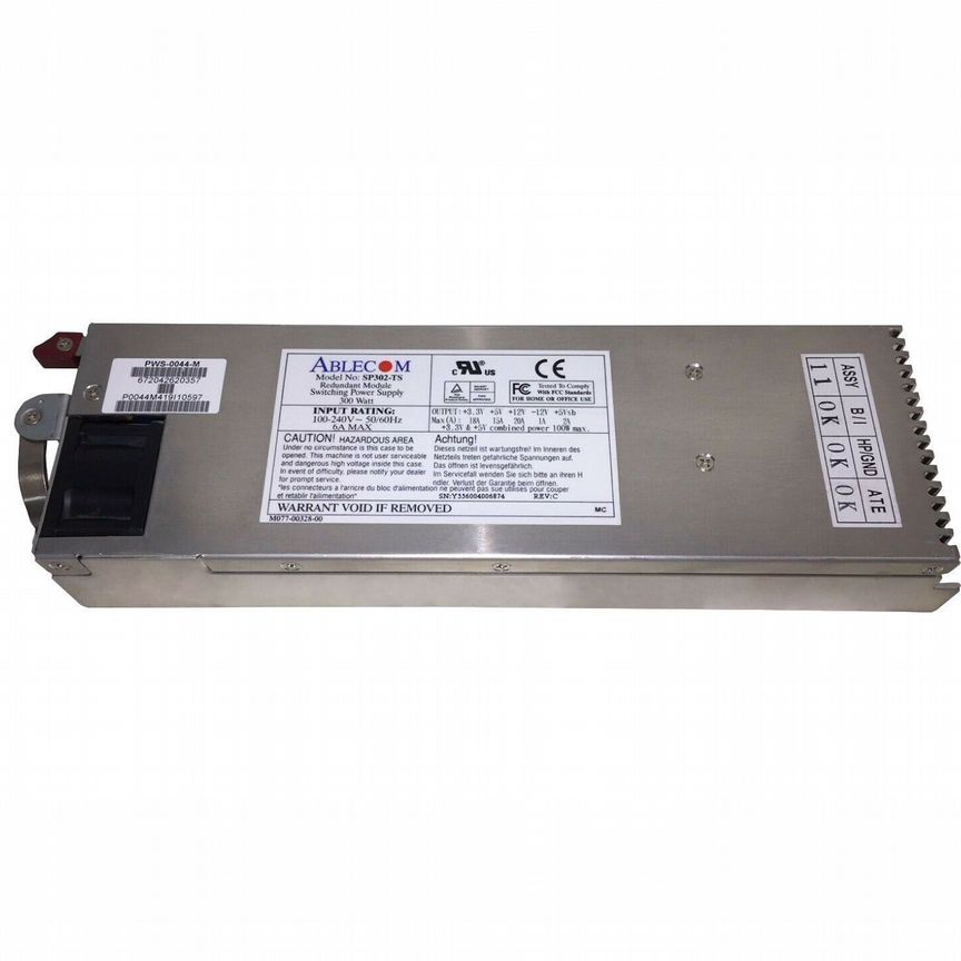 [SP302-TS] Блок Питания Supermicro 300wt Pws-0044-M Sp302-Ts