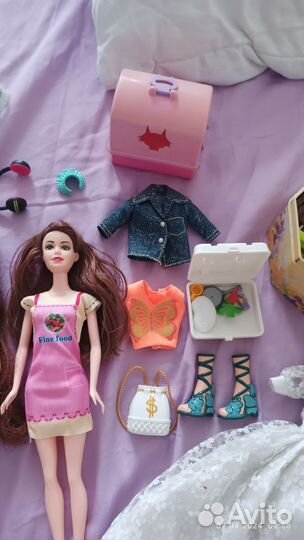 Барби +Одежда для барби пакетом