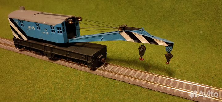 Железная дорога. Ж.Д. Кран 1 87. Рама металл