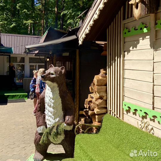 Аренда теплой беседки в лесу Лебяжье