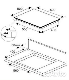 Варочная панель Bertazzoni P604IC2B2NEE