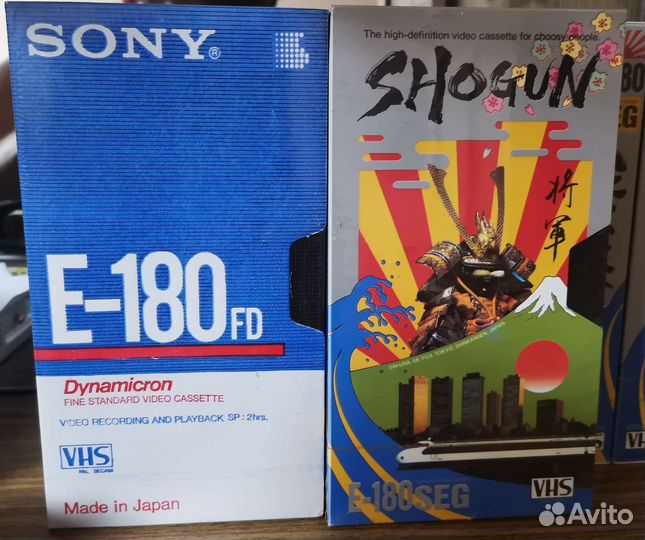 Кассеты vhs новые