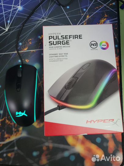 Б/у Игровая мышь HyperX Pulsfire Surge RGB