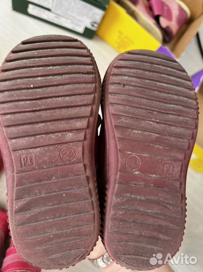 Ботинки зимние р.23 для девочек скороход