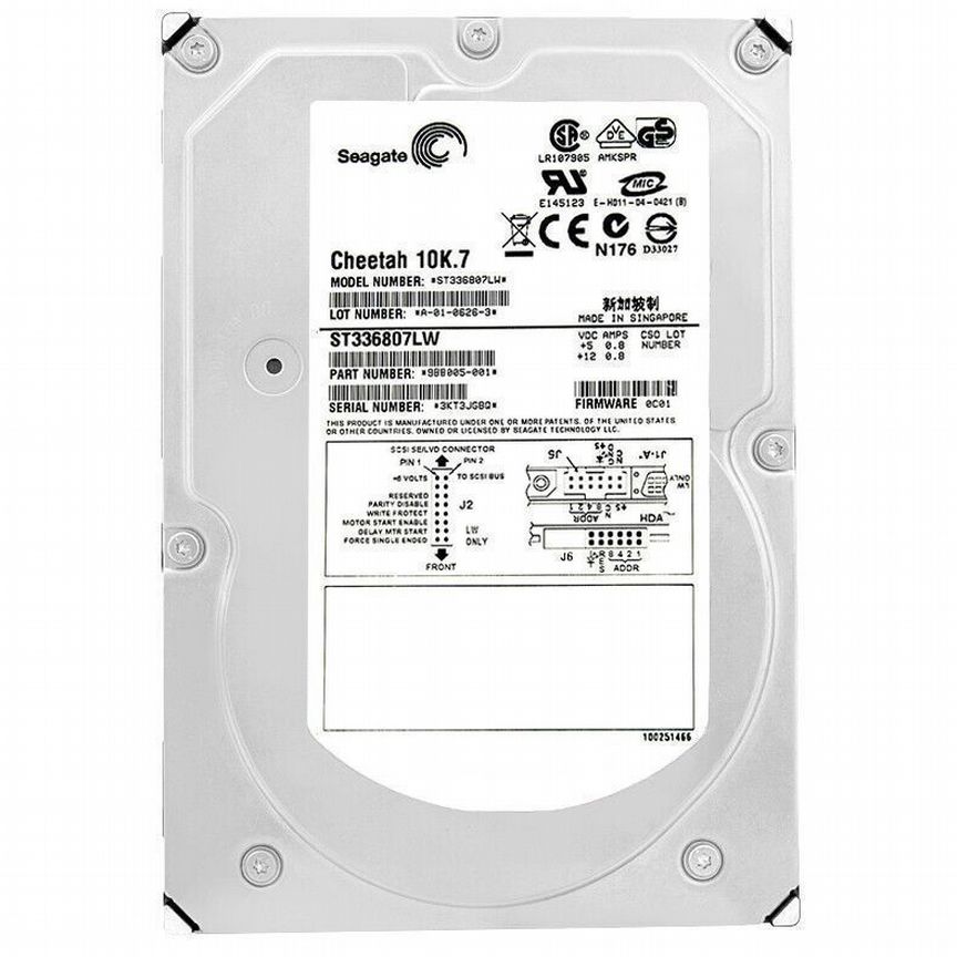 [ST336807LW] Жесткий Диск Seagate 36,7gb Scsi 3.5-2 St336807lw