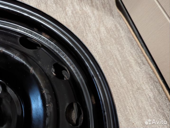 Диски штампованные R15 на Kia Rio / Hyndai Solaris