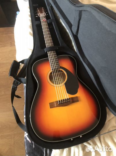 Трансакустическая гитара fender cc60s