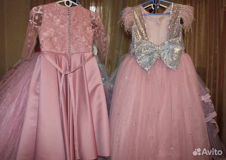 Нарядные платья для девочек в наличии