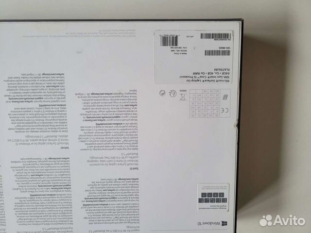 Новый Microsoft Surface Laptop Go объявление продам