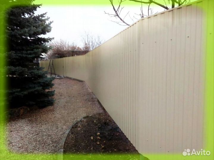 Забор из профлиста