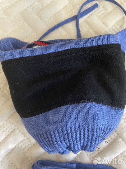 Шапка с шарфом