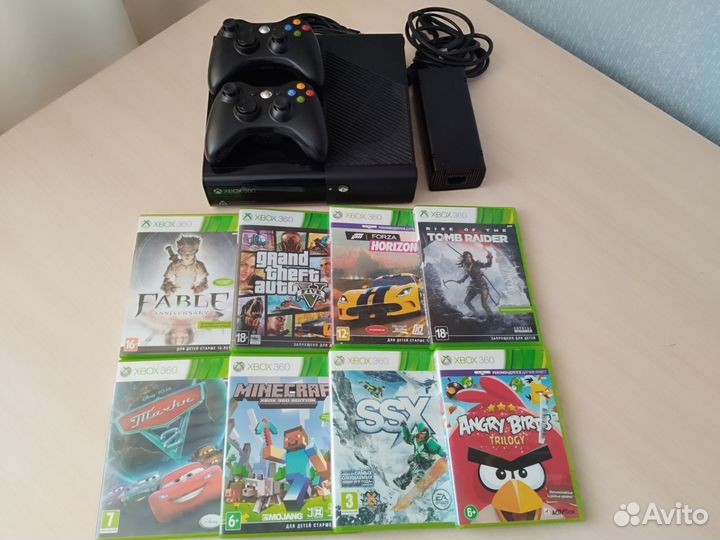 Xbox 360Е 500GB + Игры