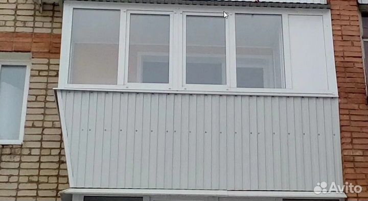 Остекление балконов и лоджий под ключ