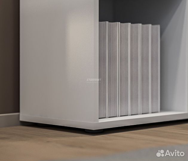 Стеллаж белый