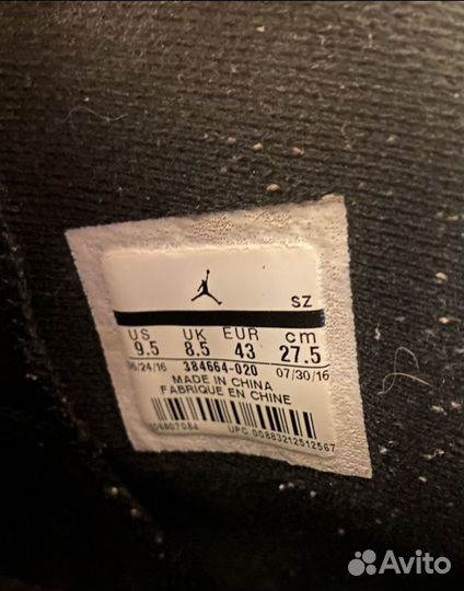 Кроссовки Jordan 6 black cat