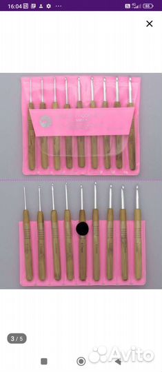 Крючки для вязания набор