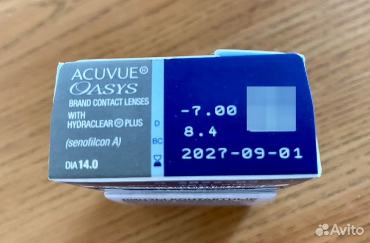 Линзы Acuvue Oasys