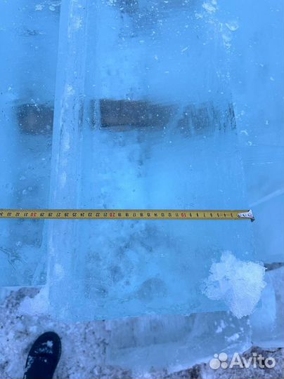 Блоки льда. Лед для скульптур. Лед природный