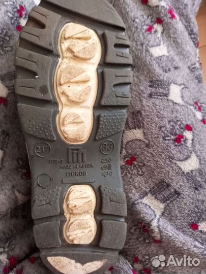 Детские резиновые сапоги 21 размер