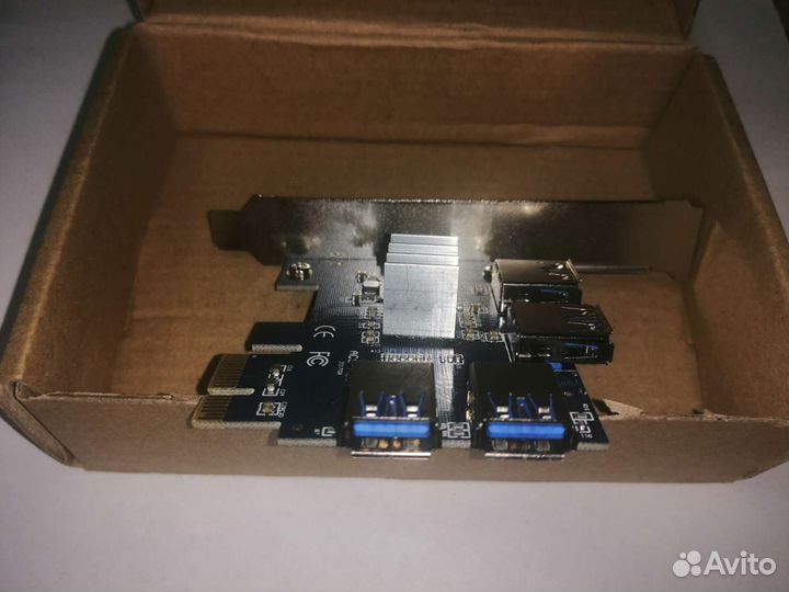 Разветвитель видеокарт Pci-E 1x-4x (для райзеров)