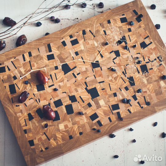 Доска разделочная торцевая, средняя