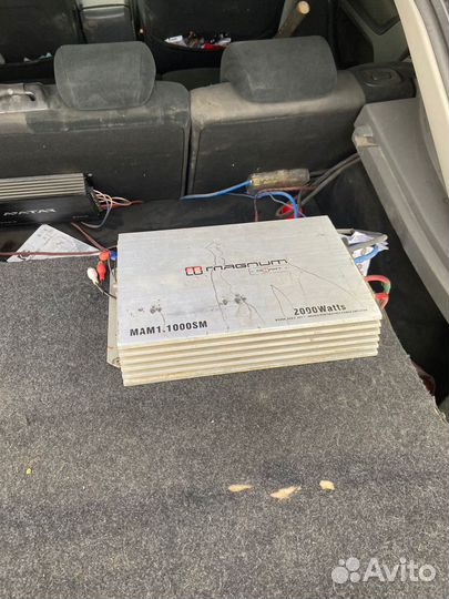 Сабвуфер и усилитель