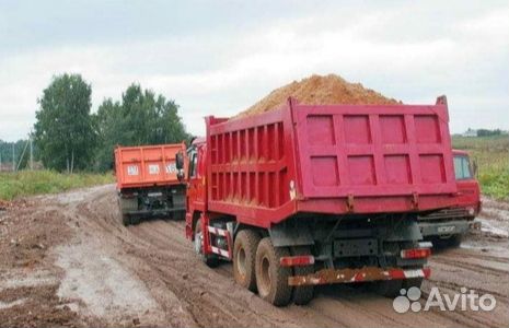Щебень песок отсев пгс чернозём