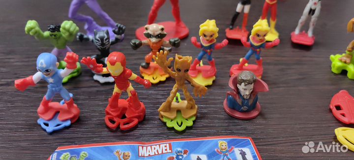 Игрушки Киндер сюрприз, Kinder, DC, marvel