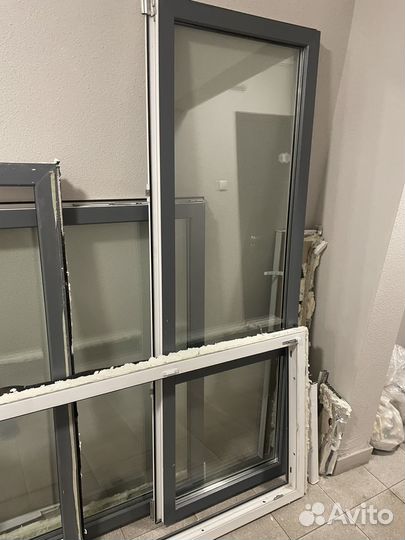 Балконная дверь и окно бу
