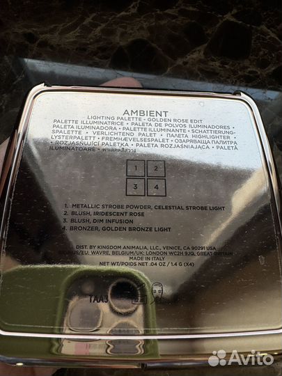 Палетка для лица Hourglass Golden Rose Edit