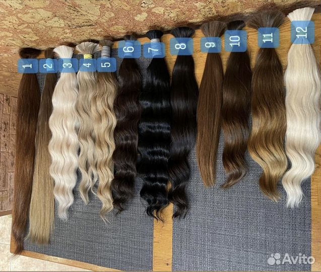 Волосы для наращивания 40-65см