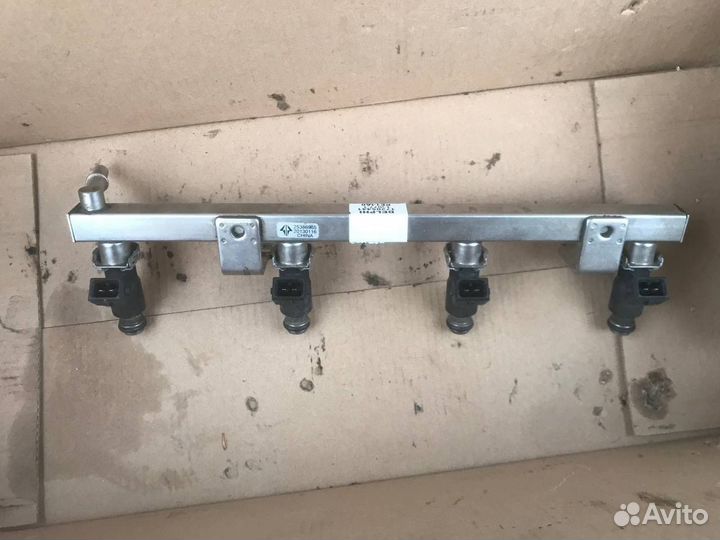 Топливная рампа с форсунками lifan Smily 320