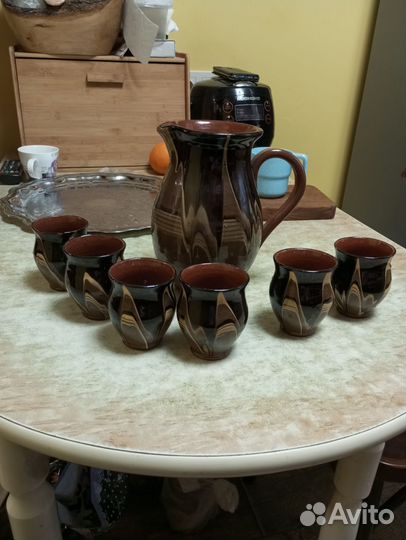 Молочный набор, керамика СССР