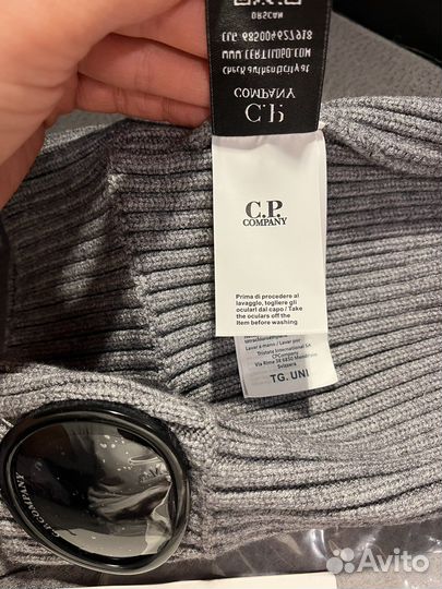 C.P.Company Шапка унисекс 100 шерсть