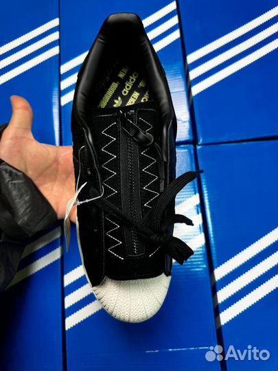 Adidas neighborhood X superstar 80S core black