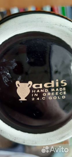 Ваза с позолотой 24с