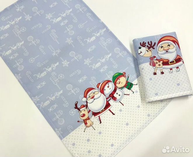 Полотенце новогоднее набор в подарочной упаковке
