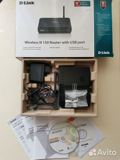 Wifi роутер D-Link DIR-320 с документами