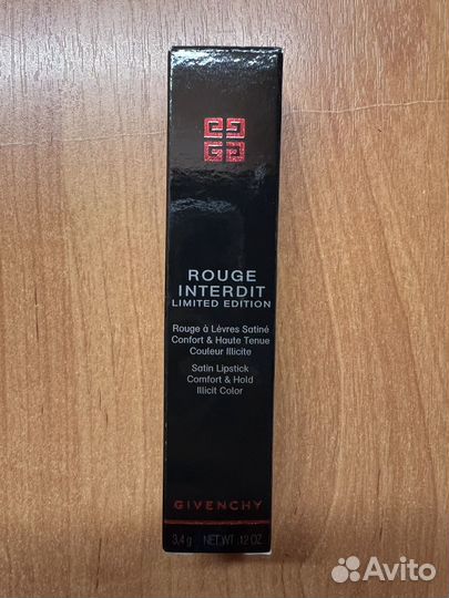 Givenchy помада Rouge Interdit Limited Edition