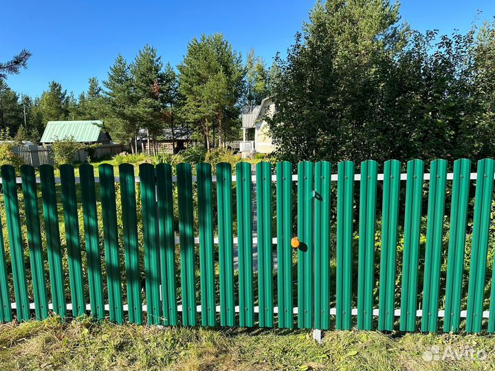 Монтаж забора