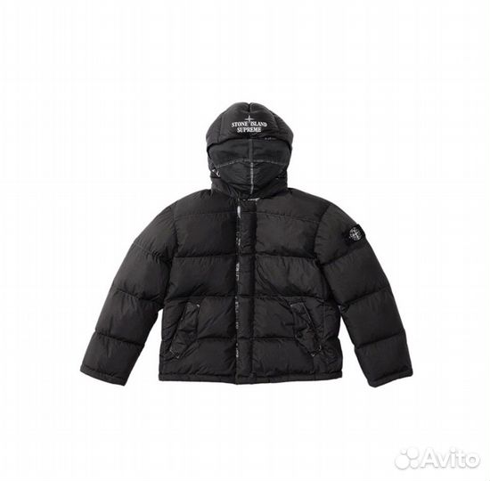 Пуховик Stone Island x Supreme