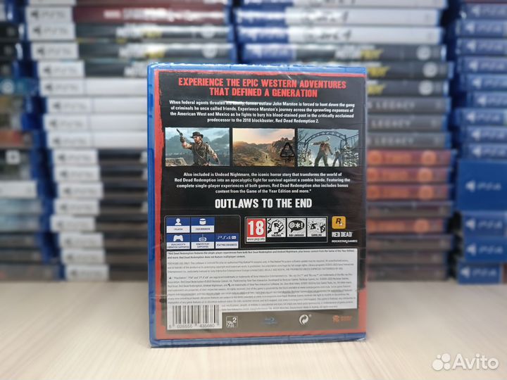 Новый диск Red dead redemption remake ps4