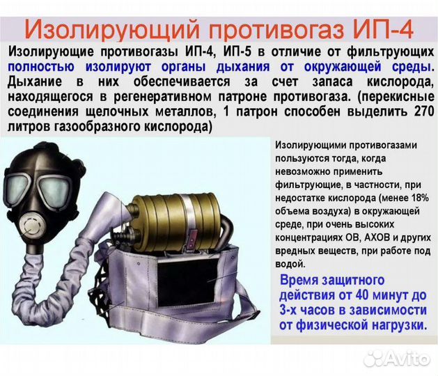 Противогаз(4шт)