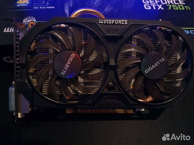 Видеокарта gtx 750ti windforce 2048mb gddr5