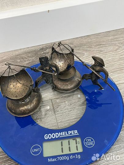 Ситечко для чая серебро