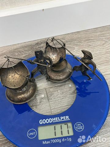 Ситечко для чая серебро