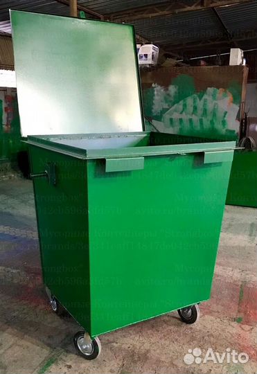 Мусорный евроконтейнер 1,1 м3 L2118