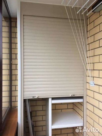 Шкаф с рольставнями на балкон по вашим размерам